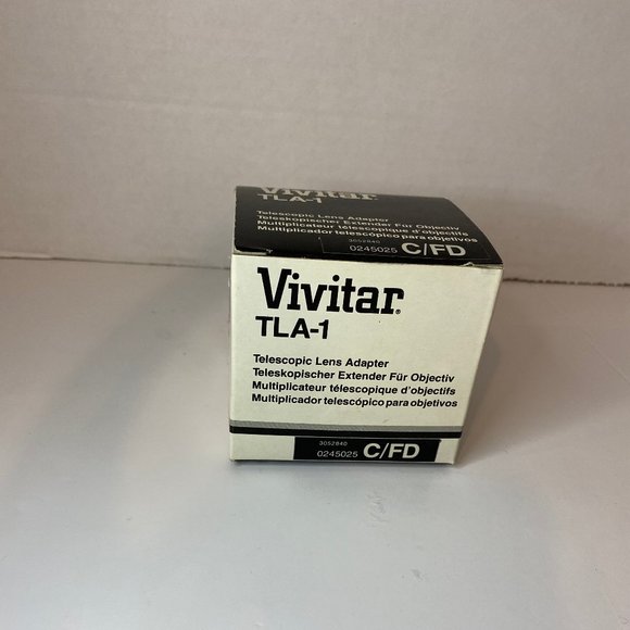 Vivitar TLA-1 Telescopic Lens Adapter With Manual & Box Case - Picture 2 of 8